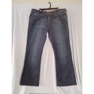 Womens Hint Distressed Boot‎ Cut Jeans Size 15